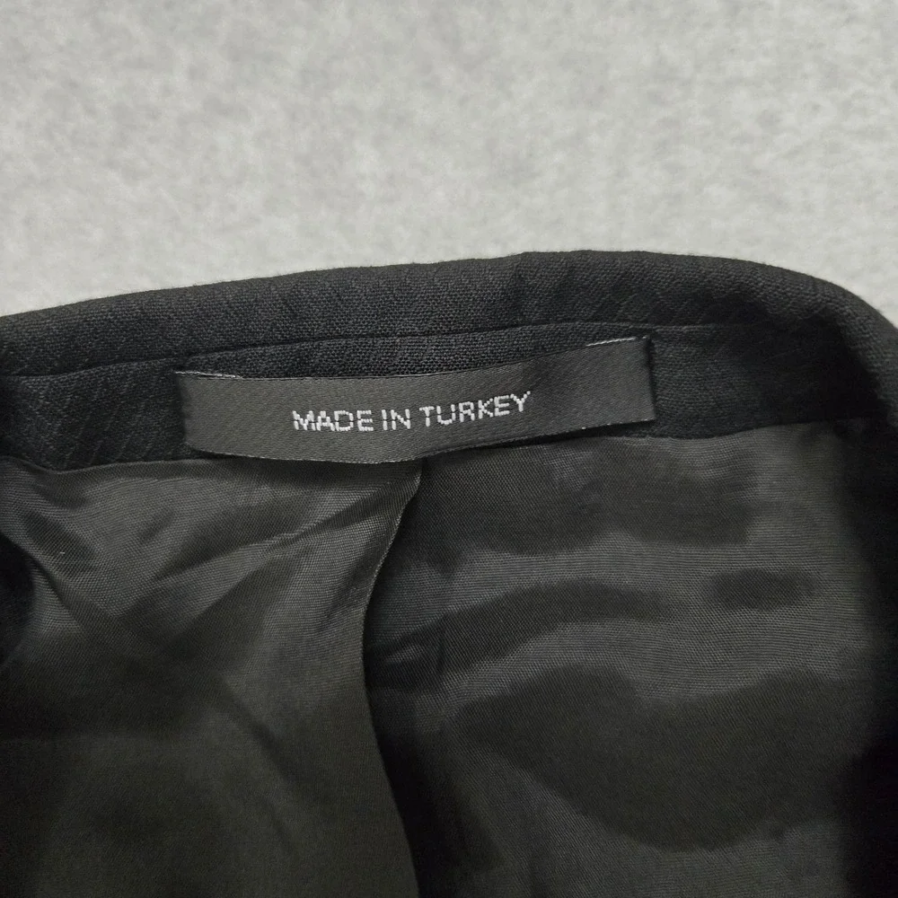 Hugo Boss Blazer Mens 36R Black Wool Blend Sport Coat Jacket Colombo Turkey Suit